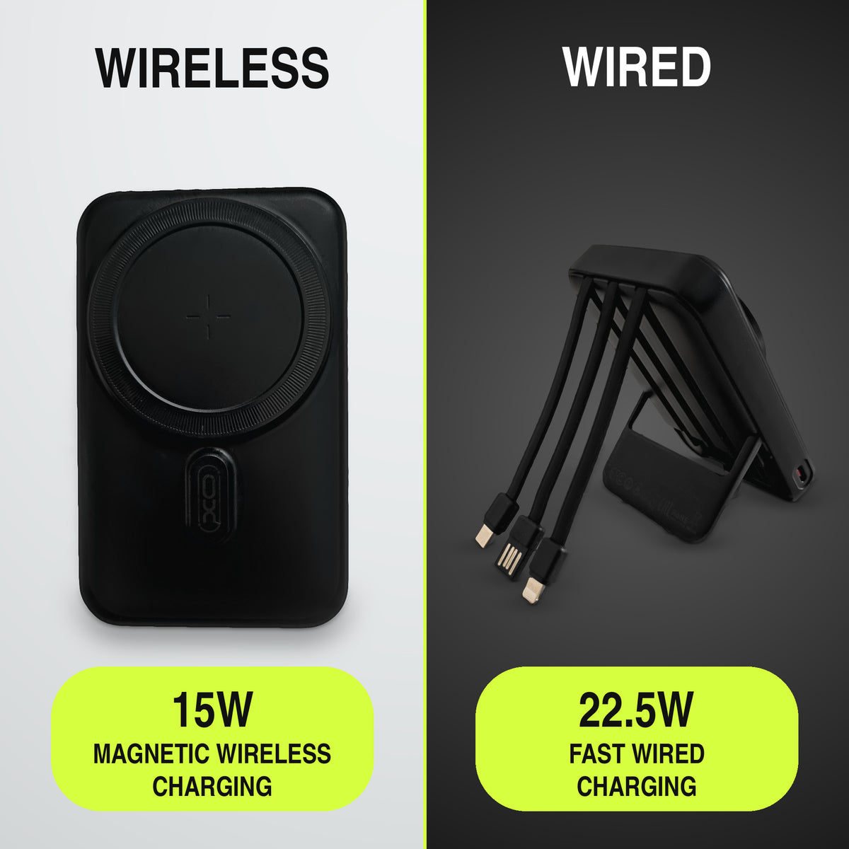 SnapReserve™ 10K – The 3-in-1 Magnetic Power Bank