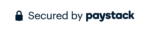 Secured by Paystack